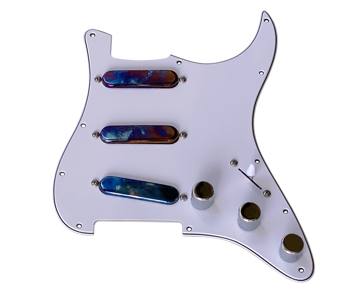 Chrome Burners™ Triple Loaded Pickguard