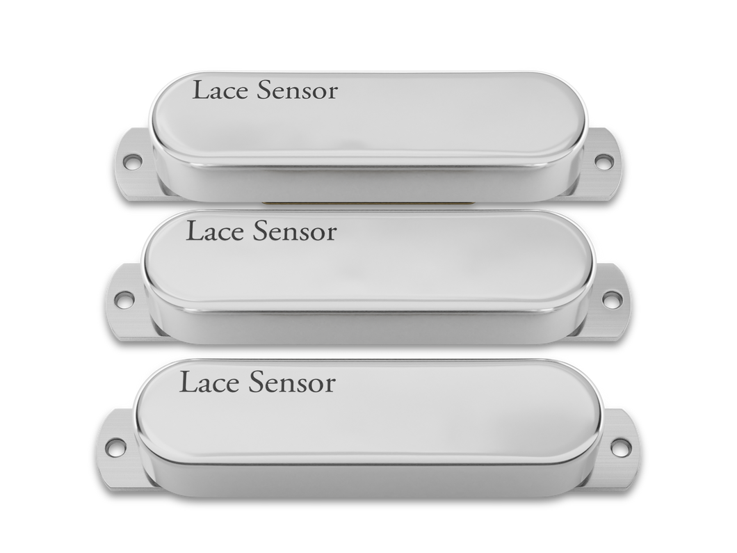 Lace Sensor Chrome Dome Single Coil Pickup 3- Pack
