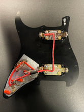 Load image into Gallery viewer, LACE® Custom Shop Batmobile (Black/Orange/Black) Loaded Pickguard