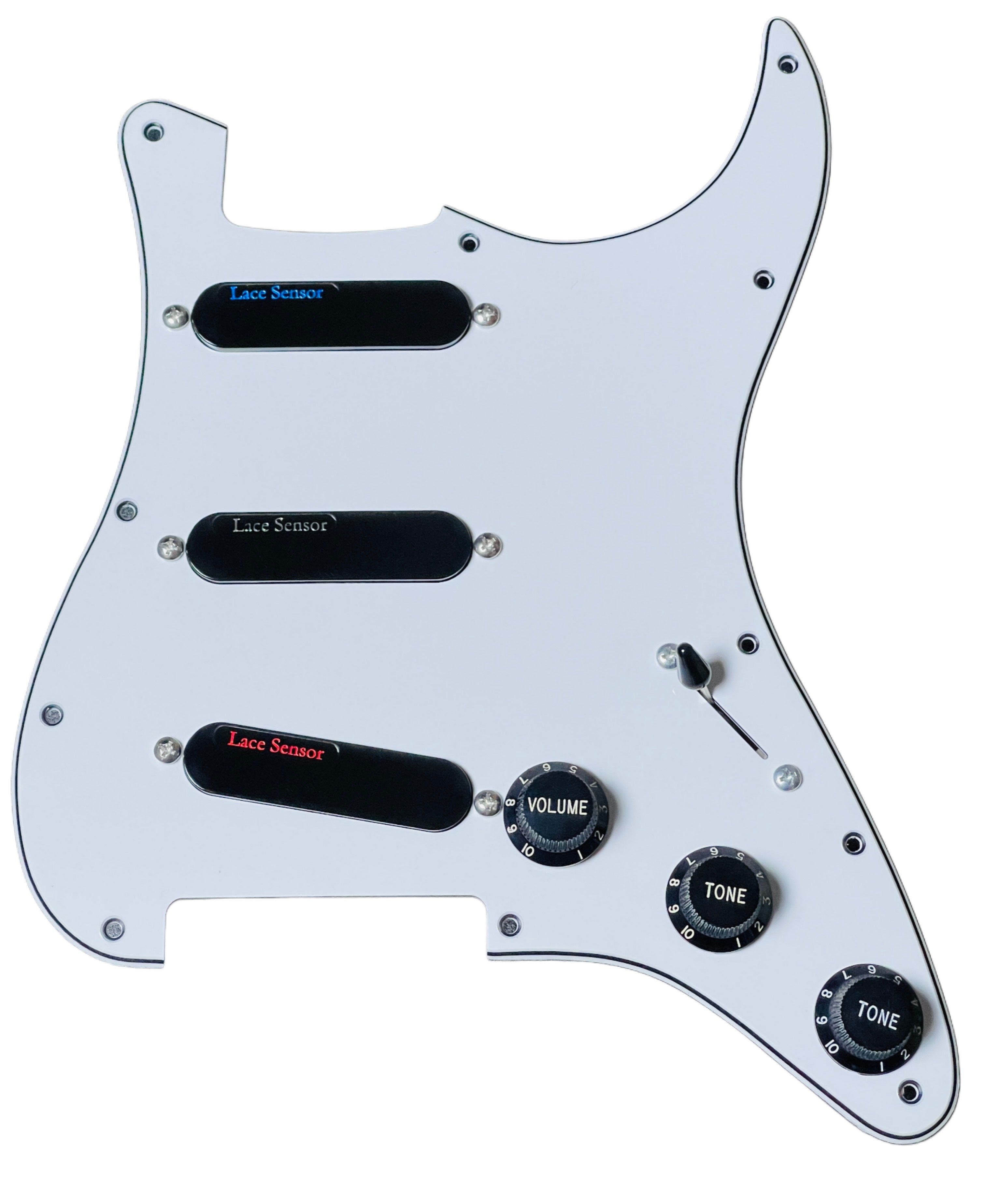 Lace Sensor Ultimate Triple Loaded Pickguard - W-Pickguard/B