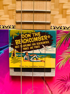 Electric Cigar Box Guitar Tiki Traveler Edition - Don The Beachcomber by Doug Horne