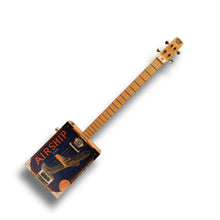 Load image into Gallery viewer, AIRSHIP Electric Cigar Box Guitar by Orange Crate (4 String)