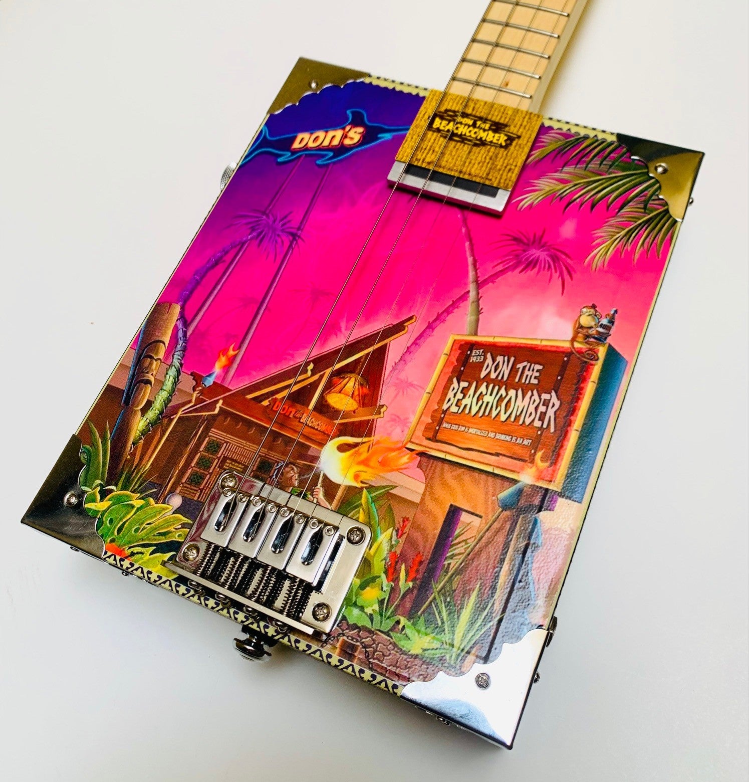 cigarette box guitar Electric Cigar Box Guitar Tiki Traveler Edition cigarette box guitar Electric Cigar Box Guitar Tiki Traveler Edition